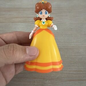 Jakks Pacific - Nintendo Super Mario - Princess DAISY Super Star 4" Figure As Is